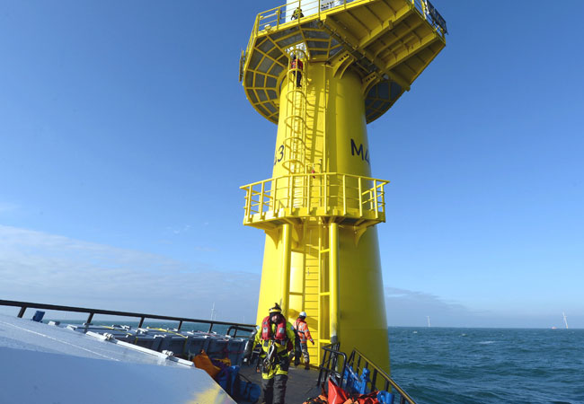 PB: Offshore-Foto © WindMW Service GmbH: Windpark Meerwind Süd/Ost