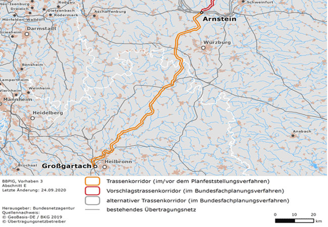 PB: Trassenverlauf für den Windstrom