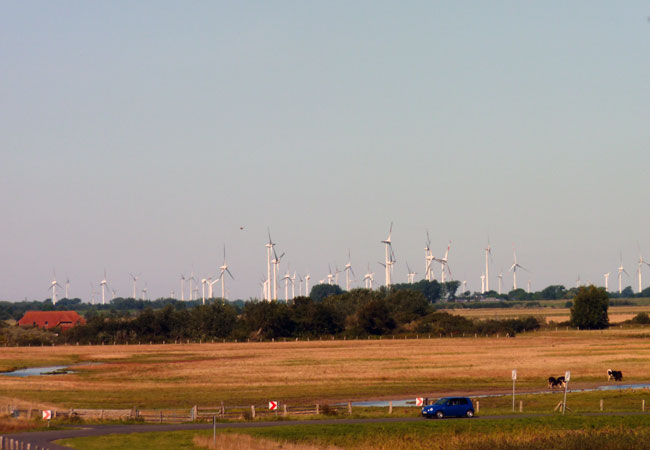 In Schleswig-Holstein gibt es pro Einwohner die meiste Windenergie und die höchsten Strompreise / Foto: HB