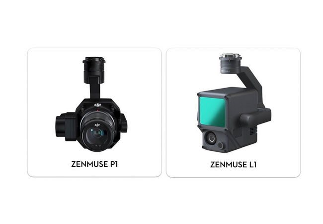 PB: Lidar-Lösung für Luftaufnahmen DJI Zenmuse L1 and P1