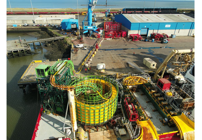 PB: Port of Blyth erhält ein neues Stromkabelkarussell mit einer Kapazität von 2.000 Tonnen 