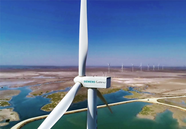 PB: Das erste 50-MW-Projekt von Siemens Gamesa in einem Gezeitengebiet erzeugt seit März 2019 sauberen Strom in Gharo in der Nähe von Karatschi, Pakistan