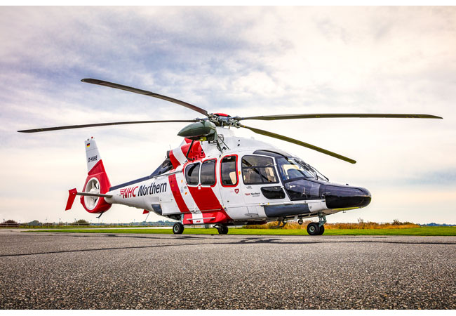 PB: Offshore-Rettungshubschrauber von NHC Northern Helicopter (Copyright: NorthernHelicopter/Lindner-Fotografie)