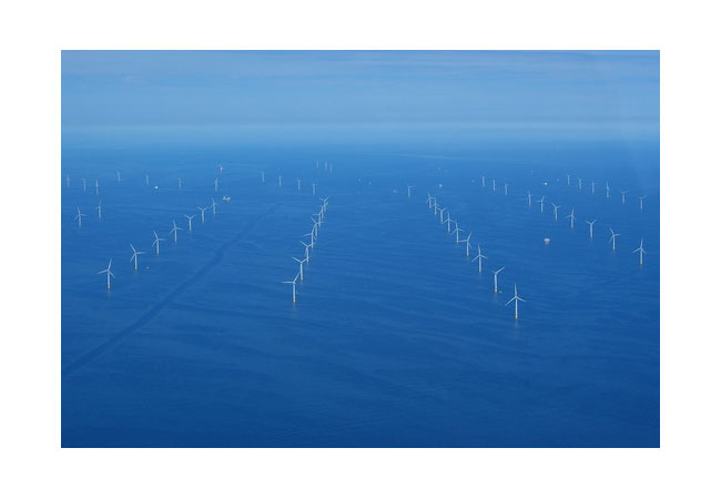 PB: Illustrative photo from an existing Ørsted offshore wind farm in the UK.