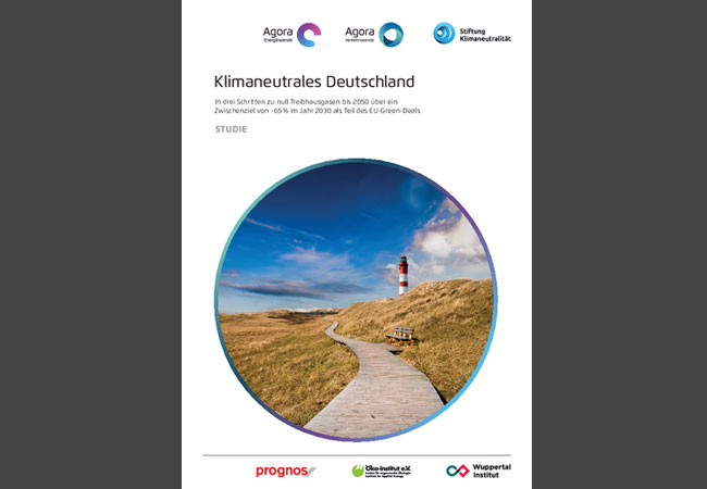PB: Klimaneutrales Deutschland (Vollversion) In drei Schritten zu null Treibhausgasen bis 2050 über ein Zwischenziel von -65% im Jahr 2030 als Teil des EU-Green-Deals
