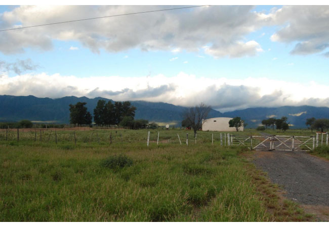 PB: Der Standort des geplanten Solarparks Del Amanecer in Argentinien