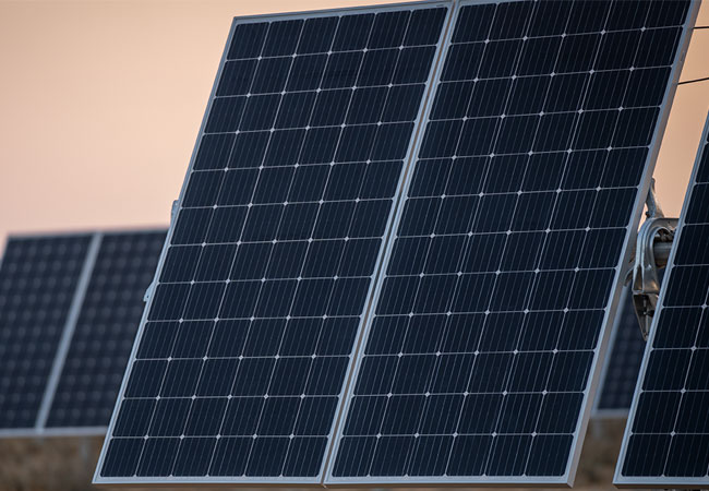 PB: Photo from Ørsted’s Permian Solar Center currently being constructed.