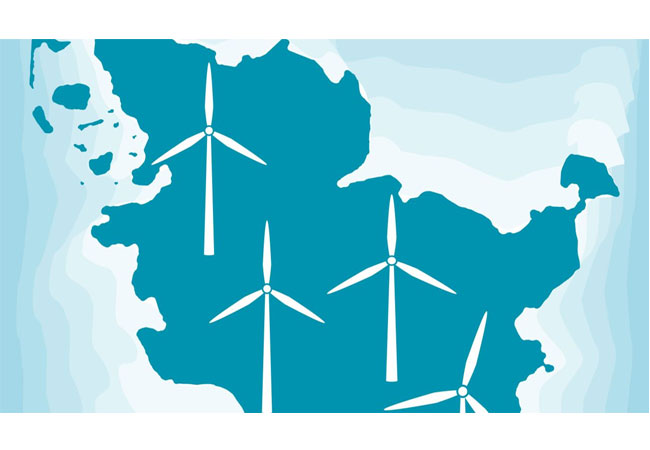 PB: Die Regionalpläne zur Windenergienutzung an Land sind in drei Räume aufgeteilt. / © Innenministerium