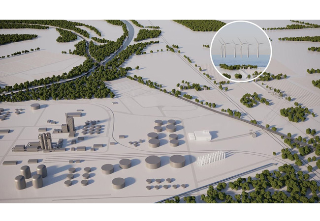 PB: Grafik: Raffinerie Lingen | BP Europa SE und Offshore-Windpark | Ørsted