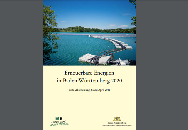 Erneuerbare Energien in Baden-Württemberg 2020 – erste Abschätzung