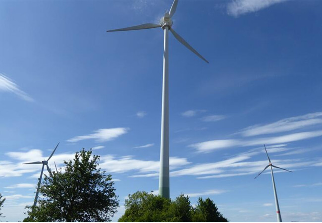 PB: Windkraftanlagen in Weikersheim. Foto: NKT