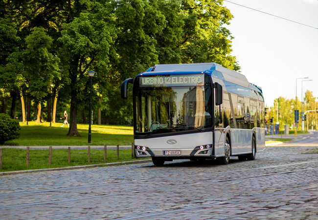PB: Copyright Solaris | Siemens Ladelösung wird 24 Elektrobusse von Solaris in Ostrava mit Strom versorgen.