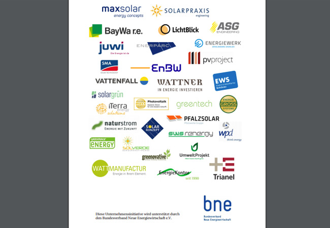 PB: Diese Unternehmensinitiative wird unterstützt durch den Bundesverband Neue Energiewirtschaft e.V