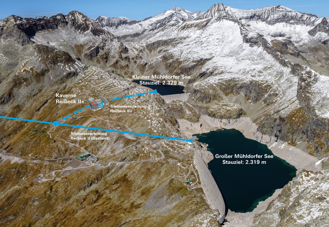 PB: GE Renewable Energy rüstet VERBUNDs Pumpspeicherkraftwerk Reisseck II + aus