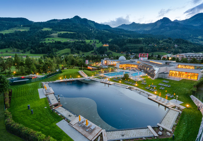 PB: Alpentherme Gastein in Bad Hofgastein, Österreich