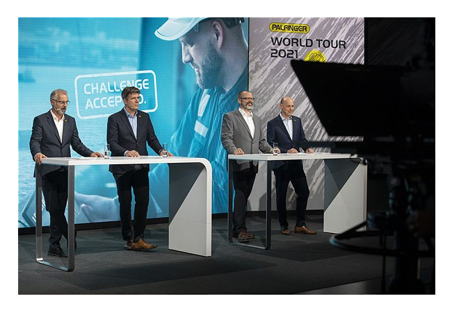 PB: Die dreitägige PALFINGER World Tour 2021 stieß mit insgesamt 8.700 Views des Livestreams und mehr als 11.100 Registrierungen auf großes Interesse.
