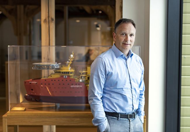 PB: Håvard Framnes, Investment Director der Østensjø Group und Mitglied des Boards von Hydrogenious LOHC Maritime AS. © Østensjø Group.