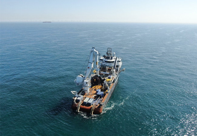 PB: NKT completed the repair operation of the the 450 kV HVDC BritNed Interconnector after an outage due to a fault with the cable system caused by external impact