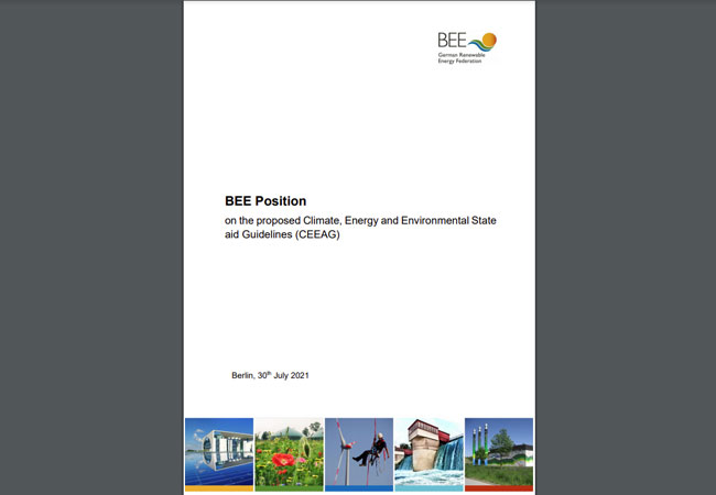 PB: Die BEE-Stellungnahme zu den Beihilfeleitlinien der EU-Kommission