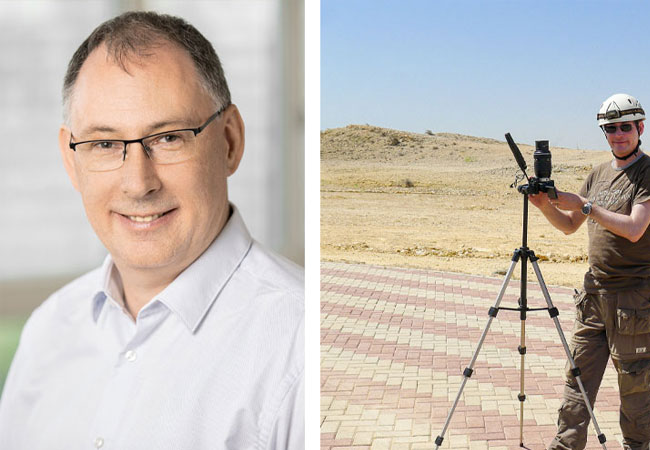 PB: Michael Melsheimer, Geschäftsführer Green Wind Engineering / Test-Unwuchten / © Pablo Castagnola / Green Wind Energy
