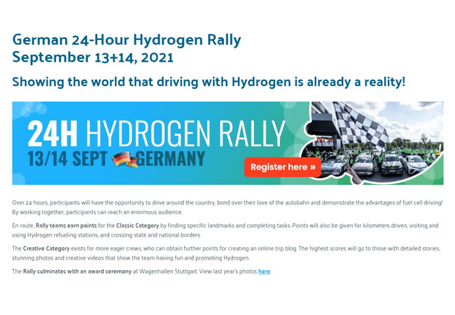 PB: f-cell-24-Hour-Hydrogen-Rally