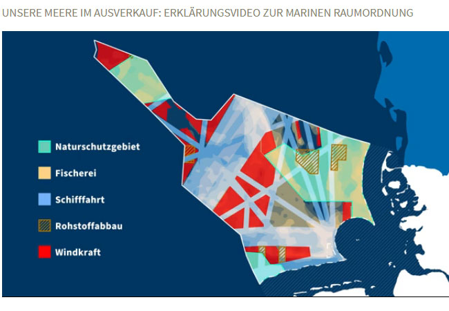 Videobild: UNSERE MEERE IM AUSVERKAUF: ERKLÄRUNGSVIDEO ZUR MARINEN RAUMORDNUNG