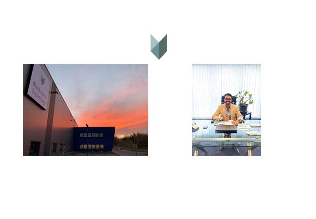 PB: Bildunterschrift: Links unserer Batterieproduktion in Döbeln auf ca.24000 qm. / Rechts Serhat Yilmaz CMO der Blackstone Resources AG im Headquarter in der Schweiz.