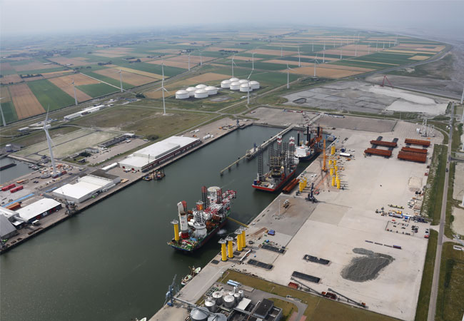 Buss terminal Eemshaven wird Basishafen für das Windprojekt „Hollandse Kust Noord“