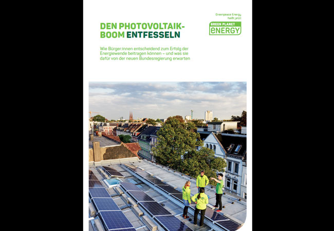 PB: Forderungspapier_Photovoltaik-Boom entfesseln_Green Planet Energy