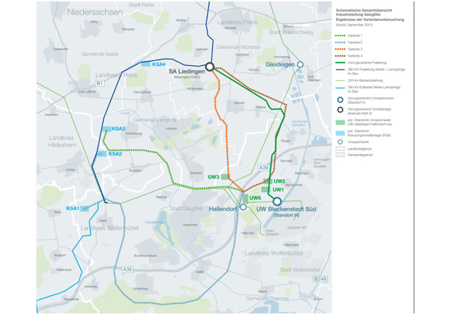 PB: Vorzugsvariante_Industrieleitung_Salzgitter