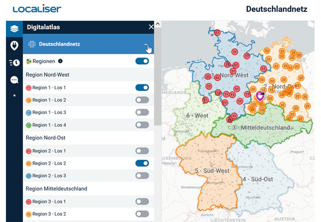 PB: Localiser unterstützt die Idee eines flächendeckenden deutschlandweiten Schnellladenetzes und möchte dem Deutschlandnetz zum Erfolg verhelfen