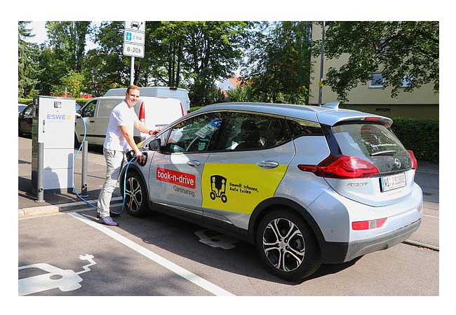 PB: ESWE unterstützt e-Carsharing-Angebote mit einzelnen Stationen immer einen festen Stellplatz