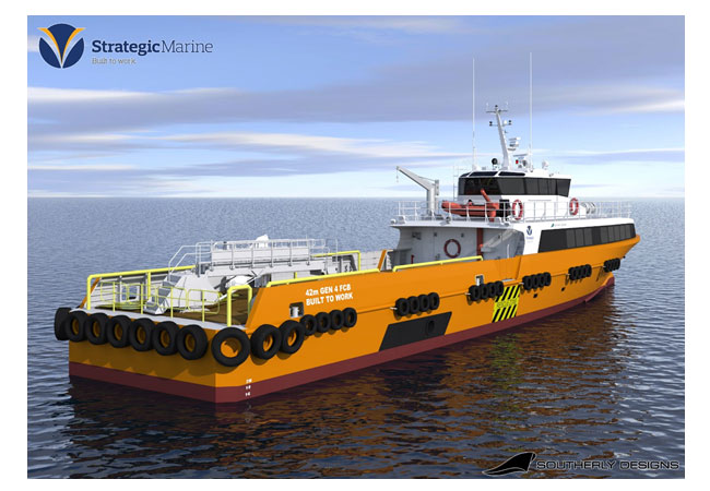 PB: Strategic Marine announces new 42m Gen 4 Fast Crew Boat