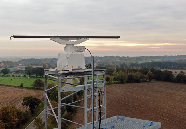 PB: Dark Sky Primärradar Südermarsch – Schleswig Holstein / Foto: © DARK SKY