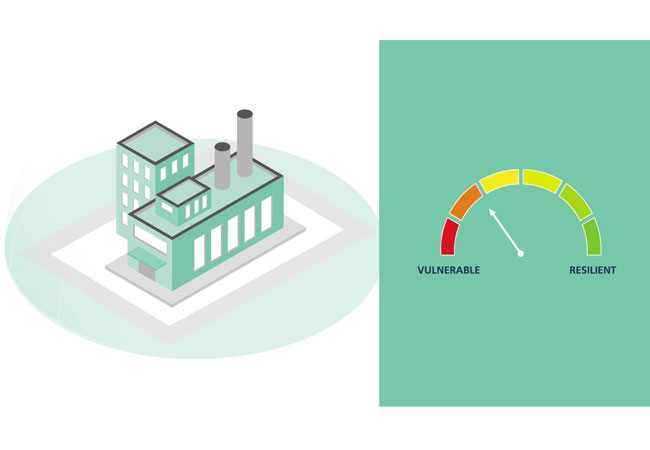 PB: Das FReE-Tool ist eine praxistaugliche Anwendung, mit der Unternehmen ihre Resilienz überprüfen und verbessern können. / © Fraunhofer EMI