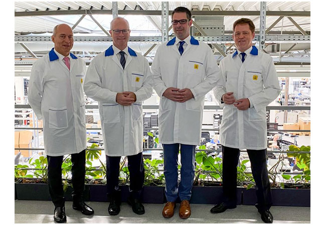 PB: Willibald Berger, CAO HANZA, Erik Stenfors, CEO HANZA, Timo Dreyer, CEO Beyers, Wolfgang Beyers, main owner Beyers