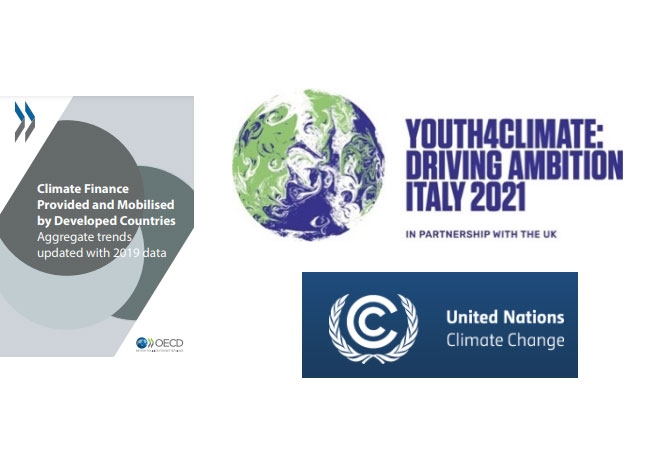 Logos der NGOs, die das Klimafinanzierungsgeld einsammeln