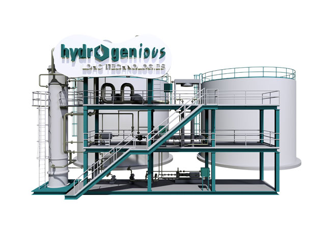 PB: StoragePLANT CHEMPARK Dormagen Rendering / © Hydrogenious