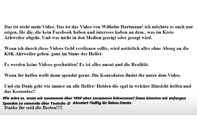 Videobild: #solidAhrität #zusammenHeld
