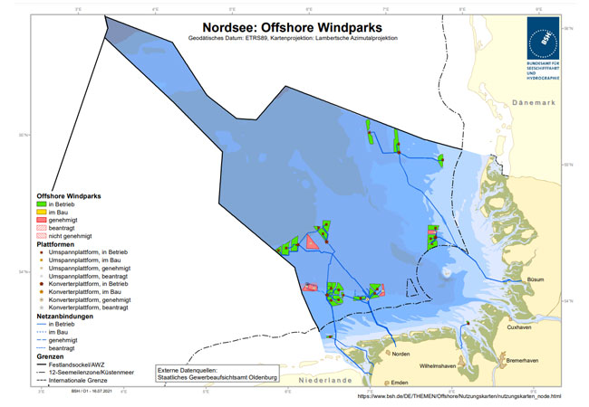 PB: Nordsee Offshore-Windparks