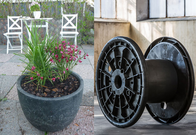 PB: Nach einer Partnerschaft mit dem norwegischen Recyclingspezialisten KMT werden nun Schrotte aus der NKT-Produktion zu Blumentöpfen, Kabeltrommeln und Baubedarf verarbeitet.