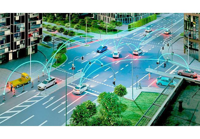 PB: Tests mit selbstfahrenden Autos mit Vehicle-to-Vehicle-Kommunikation: vorausschauend und sicher