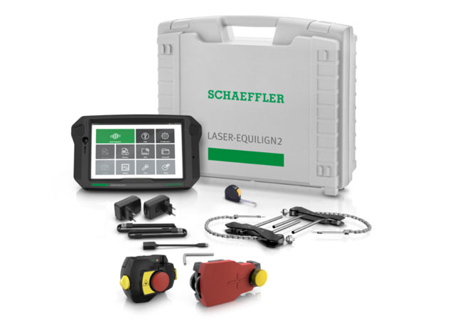 LASER-EQUILIGN2: Schaeffler setzt beim Ausrichten rotierender Wellen auf Single-Laser-Technologie mit dem neuen Ausrichtsystem LASER-EQUILIGN2.