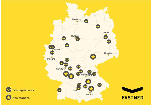 PB: Fastned eröffnet gleich fünf neue Stationen in Thüringen, Bayern und Hessen