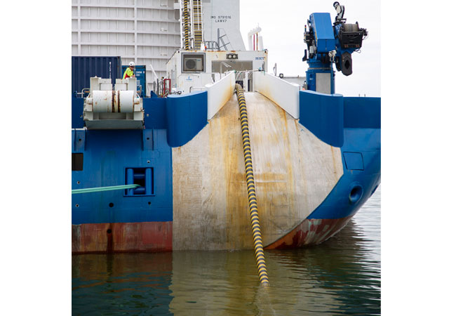 PB: NKT continues to support the transition to renewable energy in the UK by completing the power cable system connecting the 950 MW offshore wind farm Moray East to shore. / NKT_Moray_East