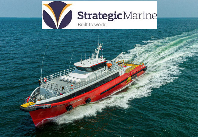 PB: Strategic Marine erhält zusätzlichen Auftrag für ein neues 42m Fast Crew Boat von Centus Marine