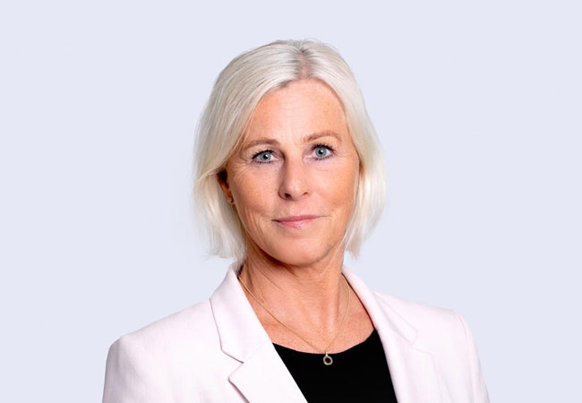 PB: WEITERES WACHSTUM BEI OFFSHORE-WIND: Eksfin-Garantien und -Darlehen für Offshore-Windexporteure haben die Marke von 10 Mrd. NOK überschritten. Im Bild, Eksfin-Geschäftsführer Tone Lunde Bakker. 