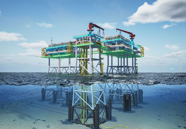 PB: Experten von Tractebel Overdick und Partnerunternehmen entwickelten das weltweit erste Konzept für eine dezidierte offshore Infrastruktur auf Basis von Wasserstoff-Kavernen. / ©: Tractebel Overdick