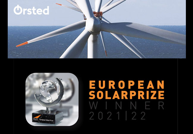 PB: Ørsted mit dem Europäischen Solarpreis ausgezeichnet