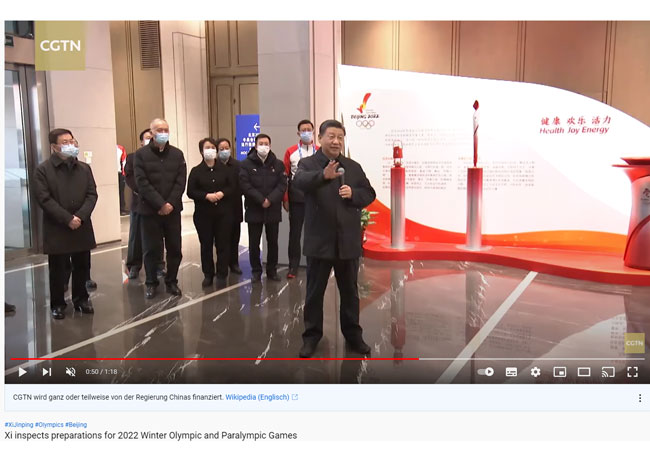 Videobild: China-Global-Television-Network